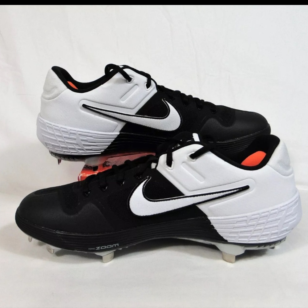 Nike Alpha Huarache Elite 2 Black & White Baseball Cleats Sz 7.5 NEW AJ6873 004